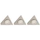 Culina Faro 1.5W CCT LED Triangular Cabinet Lights - Pack of 3