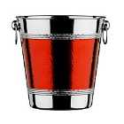 Stainless Steel, Hammered Red Band Champagne/Wine Bucket - Red