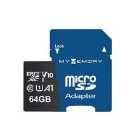 MyMemory LITE 64GB microSD Card (SDXC) UHS-1 U1 V10 + Adapter - 80MB/s