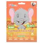 7Th Heaven Wild Animals Elephant Face Mask Ginkgo And Lotus Blossom 27g
