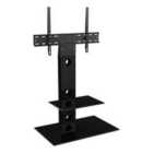 Lesina Black Column TV Stand for 32 to 65 inch