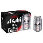 Asahi Super Dry Lager Multipack Can, 6x330ml