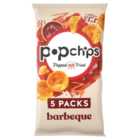 Popchips Barbecue Multipack Crisps 5 Pack 5 x 17g