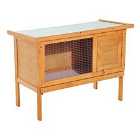 PawHut Wooden Rabbit/Guinea Pig Elevated House Cage