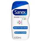 Sanex Biome Protect Kids Bath Foam, 450ml