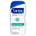 Sanex Moisturising Shower Gel, 450ml