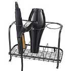 Ricomex Freestanding Hair Dryer & Straighteners Holder Storage Stand Cable Tidy - Graphite