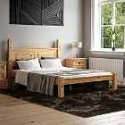 Corona Pine Double Bed Low Foot End