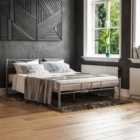 Dorset Bed 4ft6 Double Silver