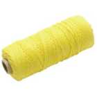 Faithfull Hi Vis Nylon Brick Line 105m (344ft) - Yellow