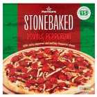 Morrisons Double Pepperoni Stonebake Pizza 357g
