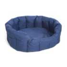 P&L Waterproof Oval Medium Softee Bed - Blue