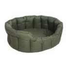 P&L Waterproof Oval Medium Softee Bed - Green