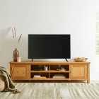 Bromley Extra Wide TV Unit, Oak for TVs up to 80"