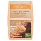 Waitrose Seeded Wholemeal Bread Flour, 1.5kg