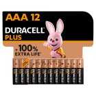 Duracell Plus AAA, 12s