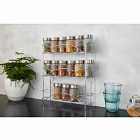 Ricomex Free Standing Spice Rack in Chrome Plated