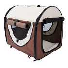 PawHut Foldable & Soft Travel Carrier For Pets - Brown