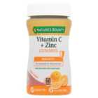 Nature's Bounty Orange Vitamin C + Zinc Supplement Gummies 60 per pack