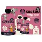 The Collective Suckies Raspberry Kids Yoghurt Pouch Multipack 6 x 90g
