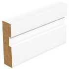 Wickes Grooved Square Edge MDF Architrave - 18 x 69 x 2100mm - Pack of 5
