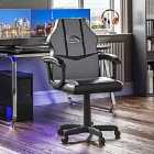 Comet Racing Gaming Chair Grey And Black