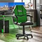 Comet Racing Gaming Chair Green And Black