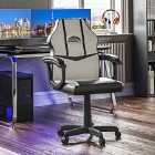 Comet Racing Gaming Chair White And Black