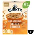 Quaker Oat Granola Golden Crunch Cereal 500g