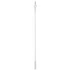 Pack of 2 White Curtain Draw Rods