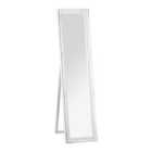 Premier Housewares Vintage Floor Standing Mirror - White