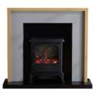 Focal Point Fires 1.5kW Rockford Electric Stove Suite - Grey
