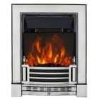Focal Point Fires 2kW Finsbury Cast LED Electric Fire - Chrome