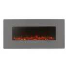 Focal Point Fires 1.5kW Pasadena LED Electric Fire - Grey