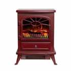 Focal Point Fires 1.8kW ES2000 Electric Stove - Burgundy