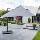 Garden Must Haves Royce Executive Cantilever Parasol (base not included) - Soft Grey