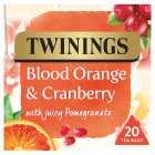 Twinings Blood Orange and Cranberry Fruit Tea Bags 20, 40g