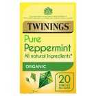 Twinings Organic Pure Peppermint Tea Bags 20, 40g