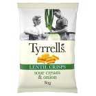 Tyrrells Lentil Sour Cream Crisps, 80g