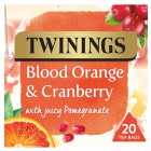 Twinings Blood Orange & Cranberry Fruit Tea 20 per pack