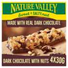 Nature Valley Sweet & Salty Nut Dark Chocolate With Nuts 4 x 30g