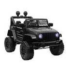 Reiten Kids SUV Truck 12V Electric Ride On Car with Remote Control - Black