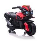 Reiten Kids 6V Electric Motorcycle Ride-On Toy with Rechargeable Battery - Red