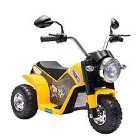 Reiten Kids 6V Electric Motorcycle Ride-On Toy with Rechargeable Battery - Yellow