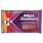 Halls Soothers Throat Sweet Variety Pack 4 Pack 180g