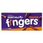 Cadbury Fingers Milk Chocolate Orange Biscuits 114g