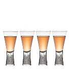 Set of 4 Hotel Bubble Wine Glasses