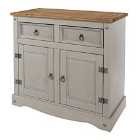 Core Products Halea Small Pine Sideboard - Grey