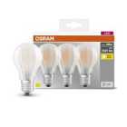 Osram 100W Frosted B22D/E27 Classic LED Bulb 3pk Warm White
