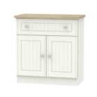 Ready Assembled Wilcox 1 Drawer Sideboard Porcelain Ash
